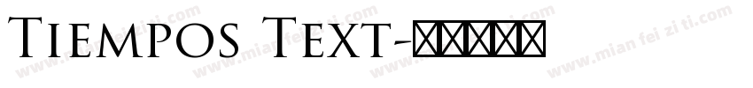 Tiempos Text字体转换